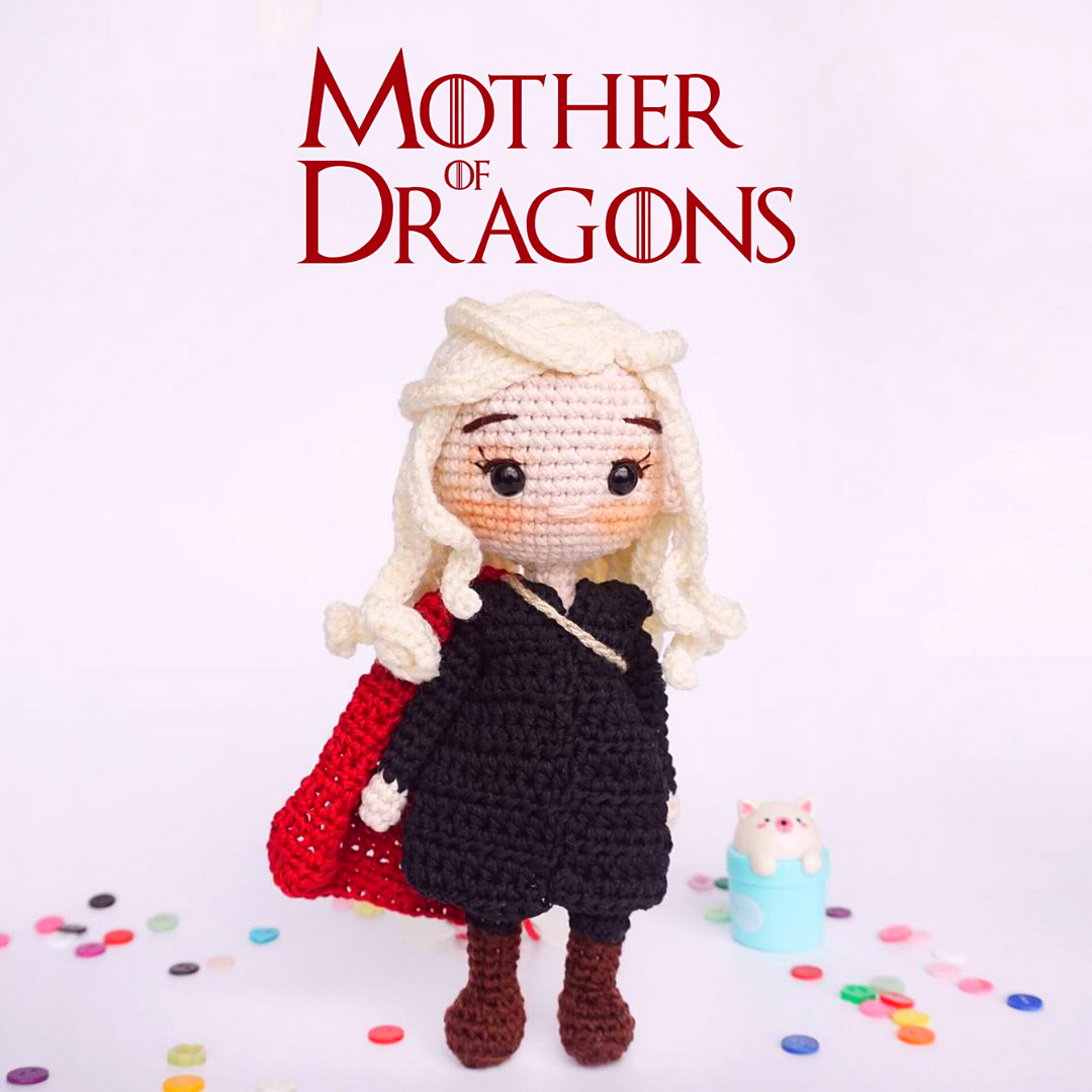 34 - Daenerys de Amigurumi - Game of thrones