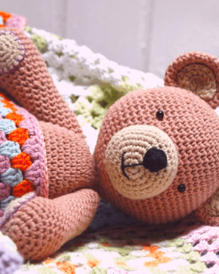 39 - Ursinho Amigurumi Boa Noite