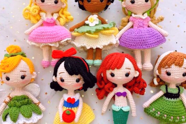 44 - Princesas Disney Amigurumi Crochê