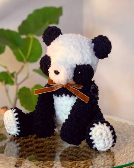 69 - Panda de Crochê - Amigurumi