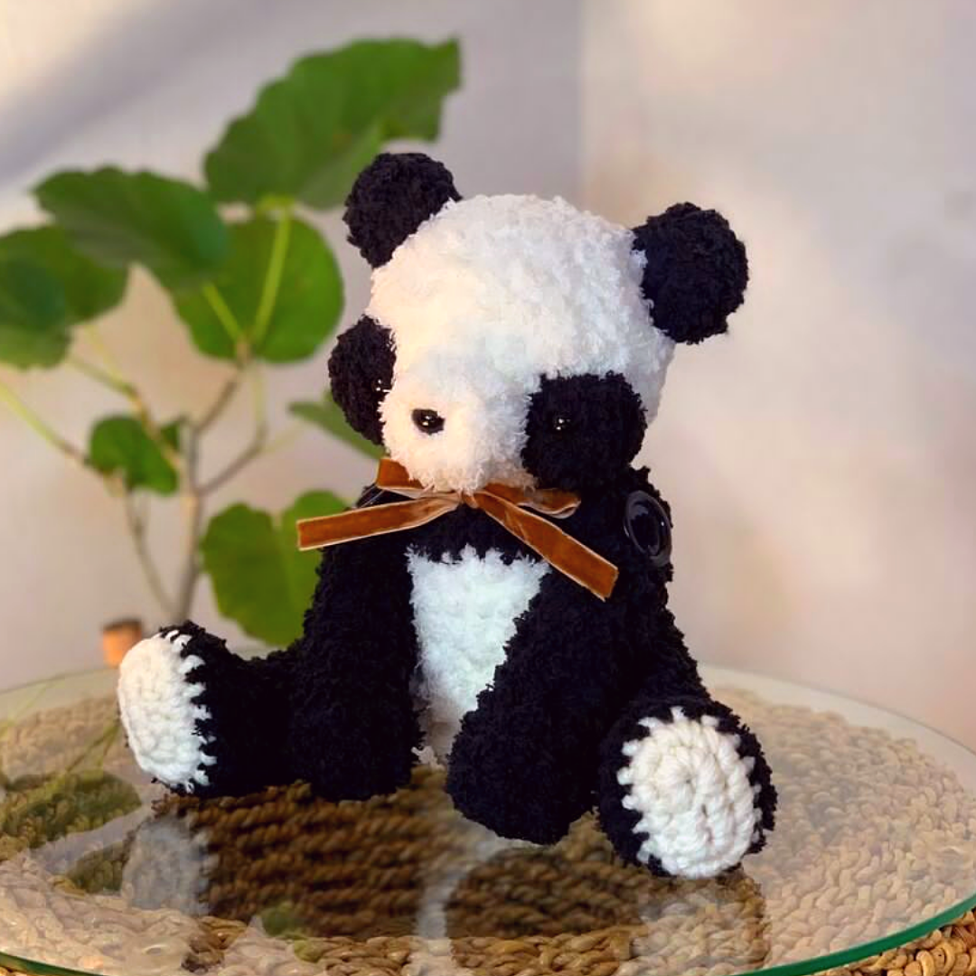 69 - Panda de Crochê - Amigurumi