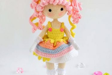 100 - Boneca Candy de Croche - Amigurumi