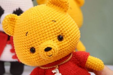 107 - Ursinho Pooh Baby Crochê Amigurumi