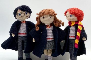 113 - Harry Potter de Amigurumi - Harry Potter de Crochê
