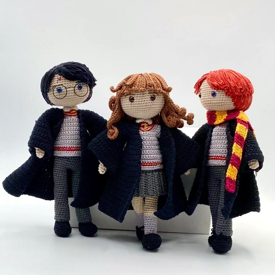 113 - Harry Potter de Amigurumi - Harry Potter de Crochê