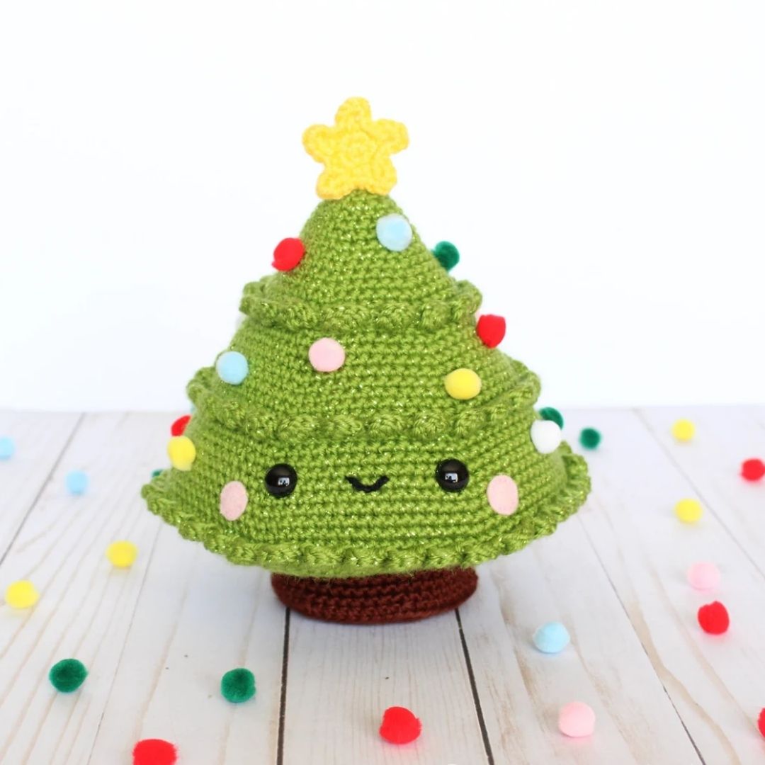 Árvore de Natal de Amigurumi – Árvore de Natal de Crochê