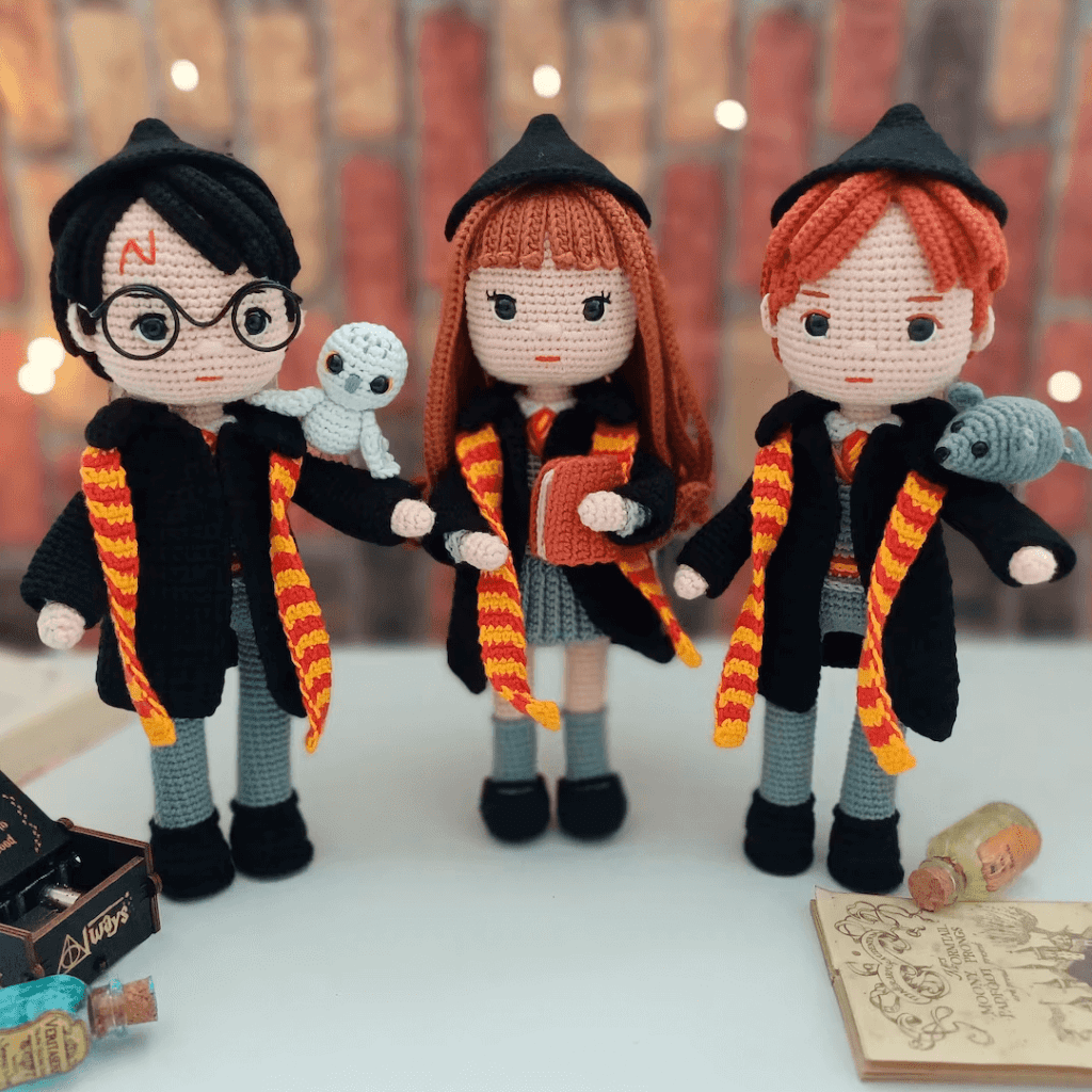187 - Harry Potter de Amigurumi - Receita de Crochê Passo a Passo 3 (1)