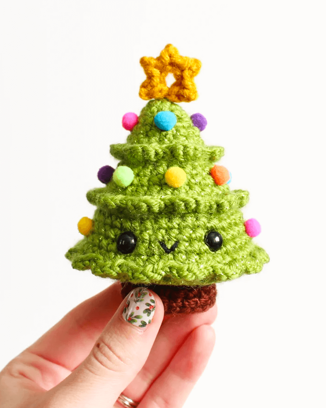 Mini Árvore de Natal Amigurumi | Mini Árvore de Natal de Crochê