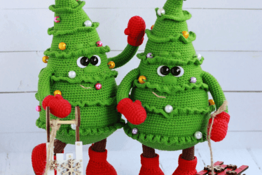 Árvore de Natal Divertida de Amigurumi - Natal e Crochê