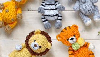 160 - Safari amigurumi passo a passo - Receita Safari Crochê (1)