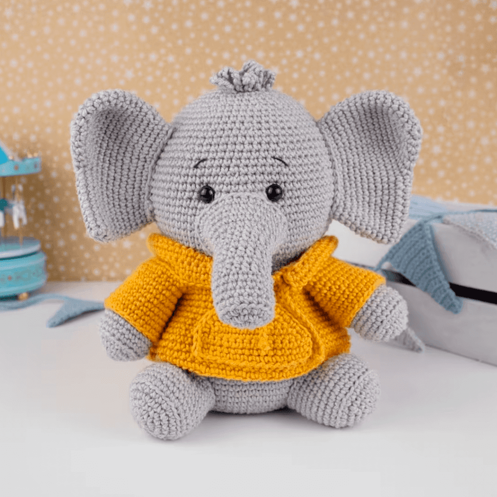 184 - Elefante Amigurumi - Receita de Crochê Passo a Passo 4 (1)