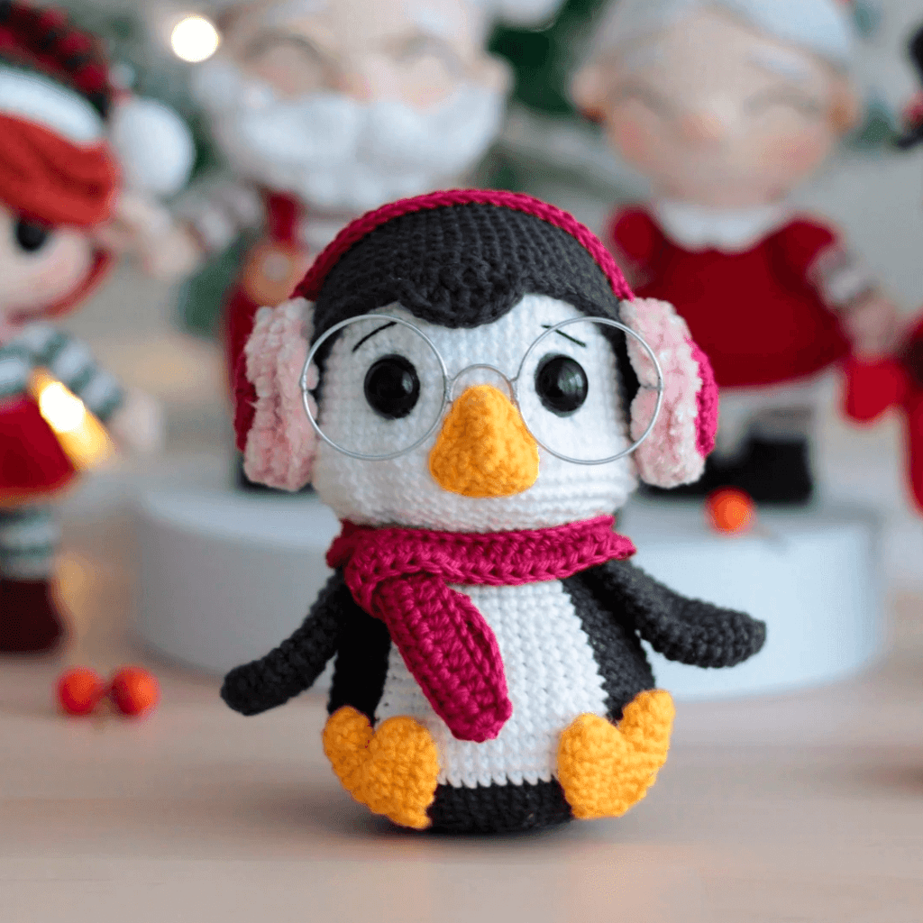 188 - Amigurumi de Natal - Receita de Crochê Passo a Passo - Pinguim (1)