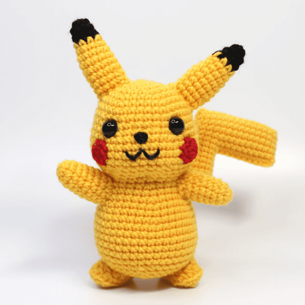 202 - Amigurumi Pokemon - Pokemond de Amigurumi - Receita de Crochê Passo a Passo - Pikachu (1)
