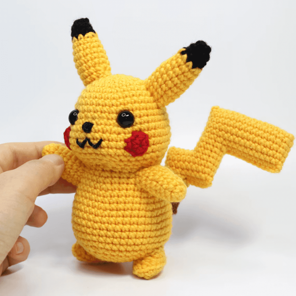 202 - Amigurumi Pokemon - Pokemond de Amigurumi - Receita de Crochê Passo a Passo - Pikachu 2 (1)