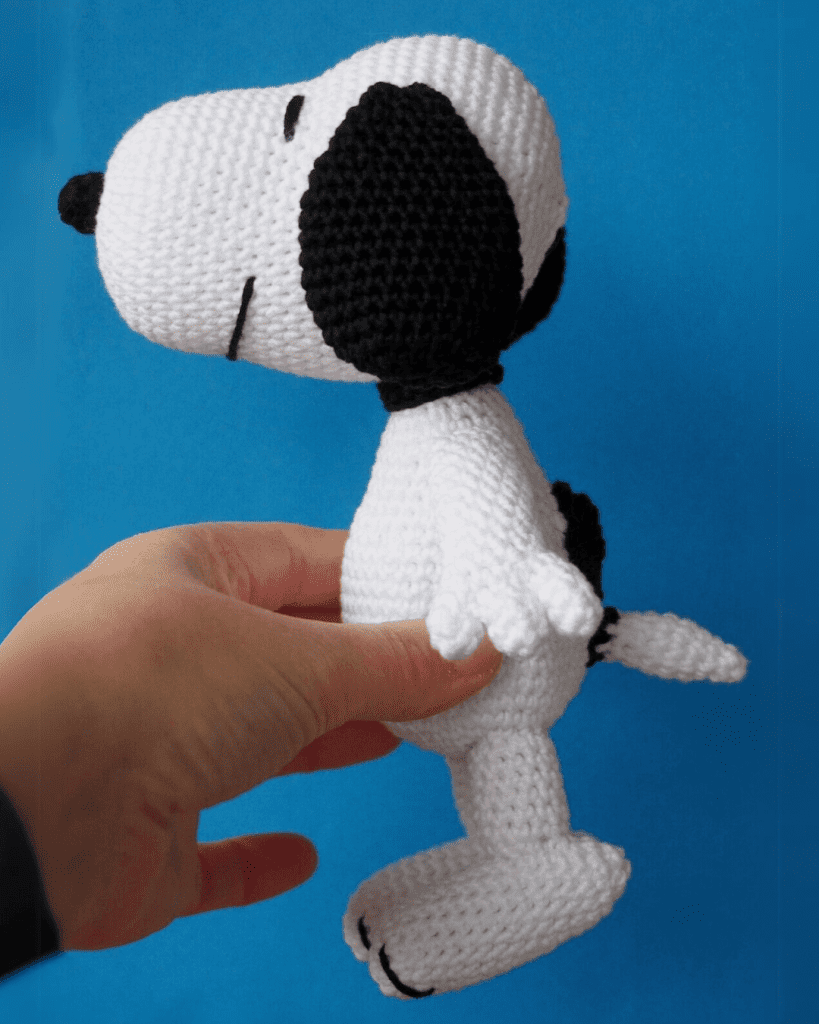 209 - Snoopy amigurumi - Snoopy de crochê - Receita Passo a Passo 3 (1)