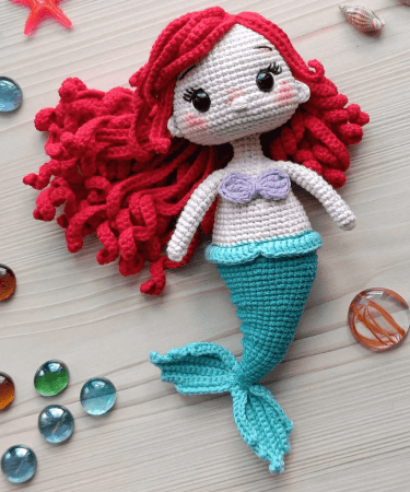 213 - Pequena Sereia Amigurumi - Ariel de Amigurumi - Receita Passo a Passo 1 (1)