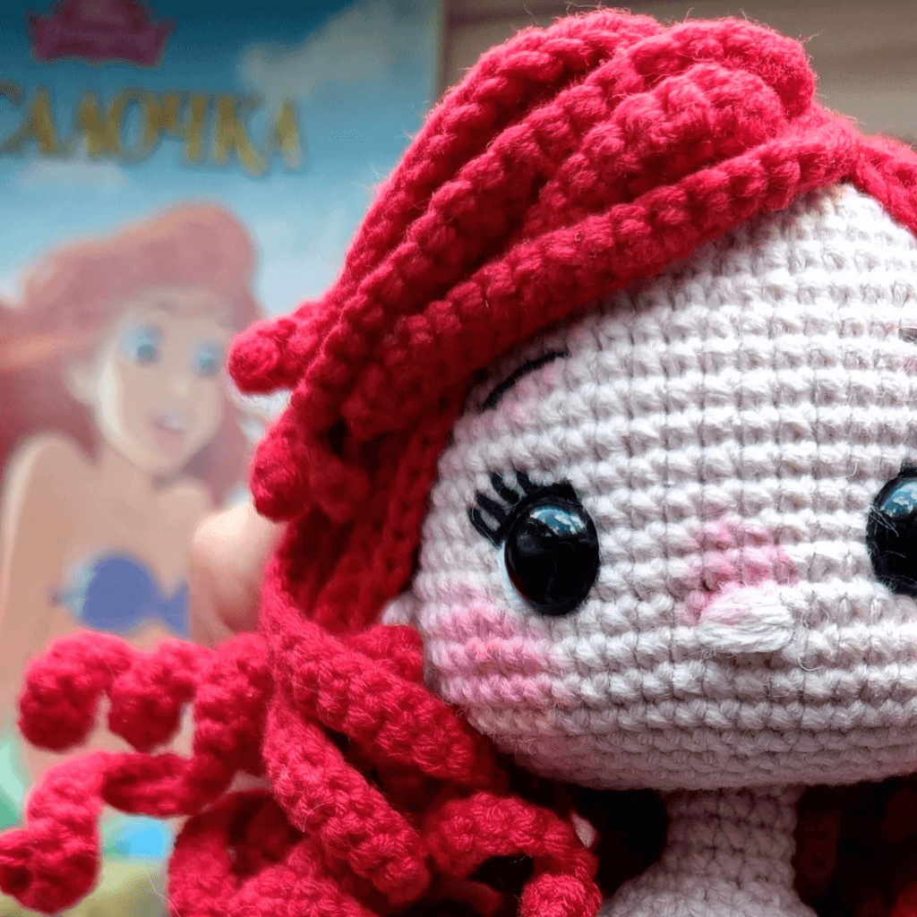 Pequena Sereia Amigurumi | Ariel de Amigurumi | Receita Passo a Passo