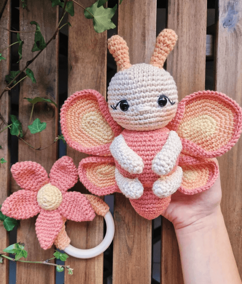 214 - Borboleta Amigurumi - Borboleta de Amigurumi - Receita Passo a Passo 2 (1)