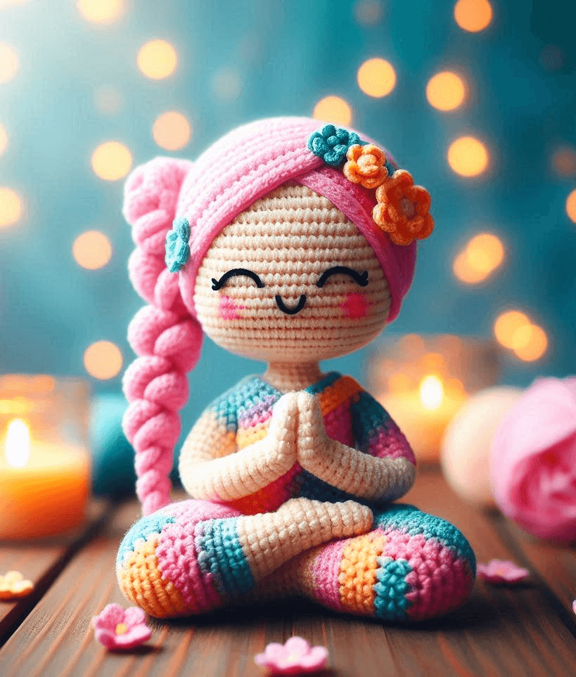 216 - Boneca Meditando Amigurumi - Yoga de Crochê - Receita Passo a Passo 4 (1)