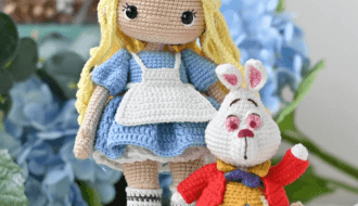 218 - Alice no país das maravilhas amigurumi - Receita Passo a Passo - Croche - 2 (1)