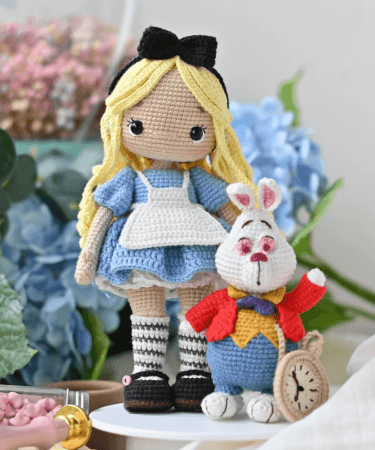 218 - Alice no país das maravilhas amigurumi - Receita Passo a Passo - Croche - 2 (1)