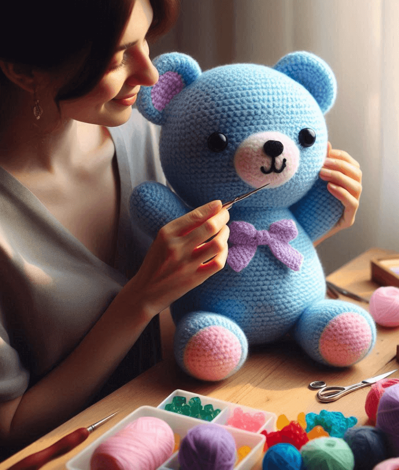 Urso de amigurumi - Crochê (1)